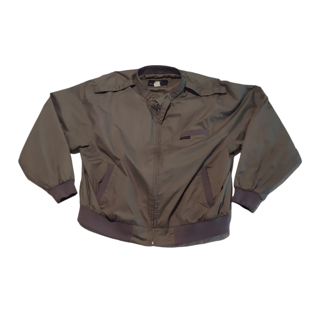 Vintage Gray Tan Members Only Jacket